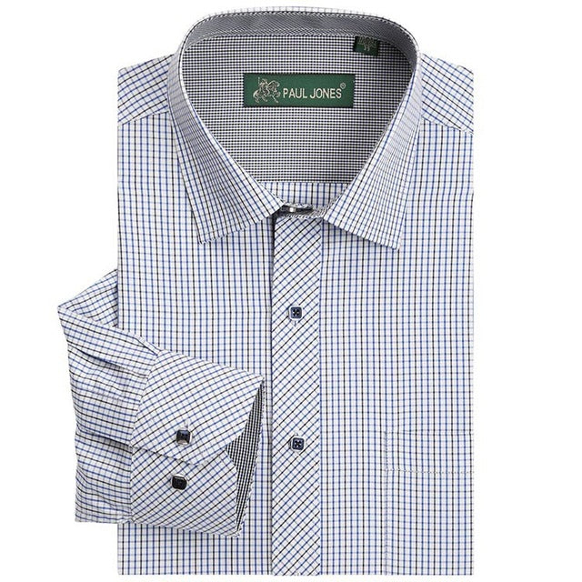 High Quality Men's Classic Plaid Long Sleeve Shirt