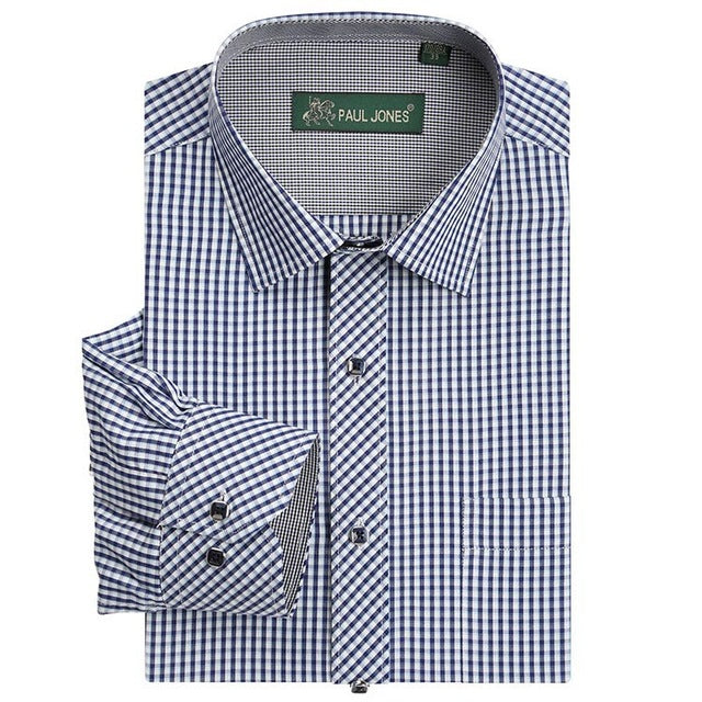 High Quality Men's Classic Plaid Long Sleeve Shirt