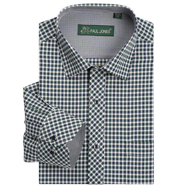 High Quality Men's Classic Plaid Long Sleeve Shirt