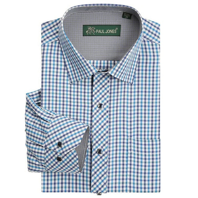 High Quality Men's Classic Plaid Long Sleeve Shirt