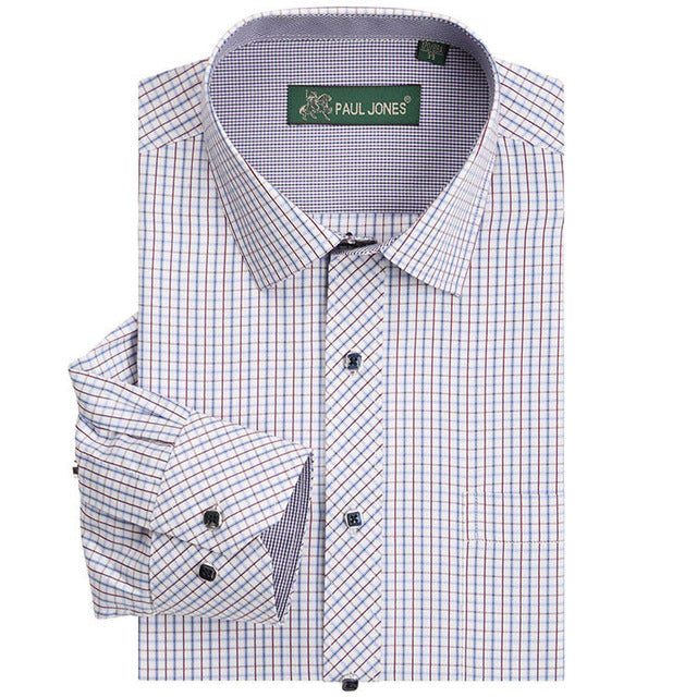 High Quality Men's Classic Plaid Long Sleeve Shirt