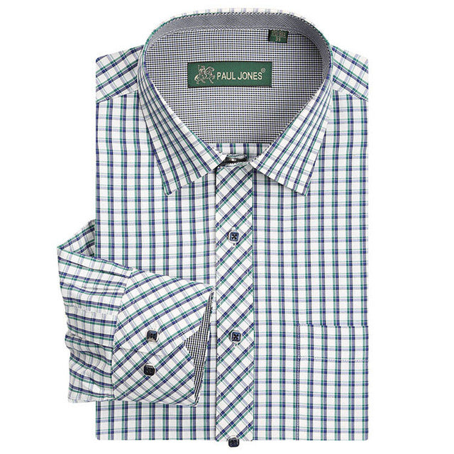High Quality Men's Classic Plaid Long Sleeve Shirt