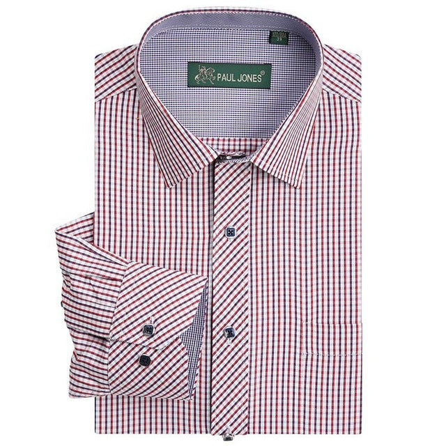 High Quality Men's Classic Plaid Long Sleeve Shirt