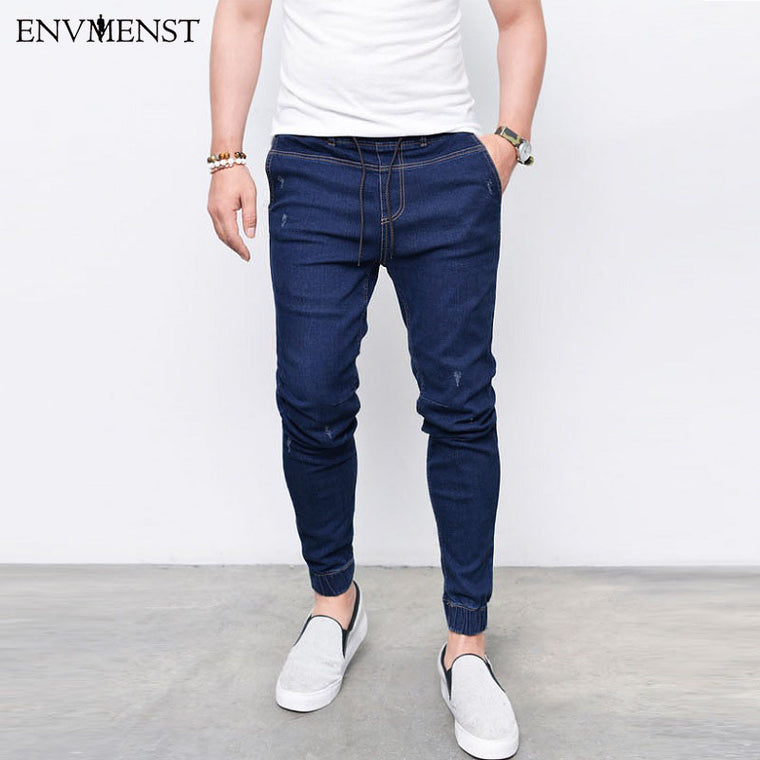 Hip Hop Rap Skinny Blue Jeans