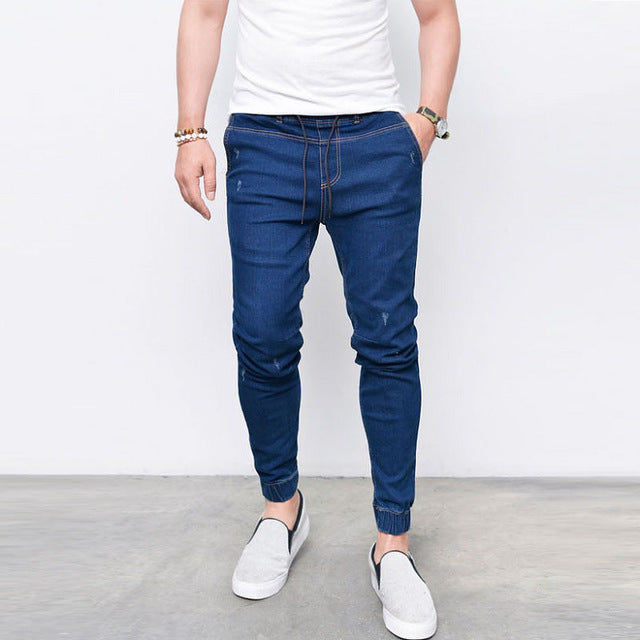 Hip Hop Rap Skinny Blue Jeans