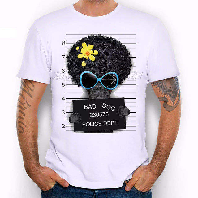 Men's High Quality French Bulldog Design T Shirt