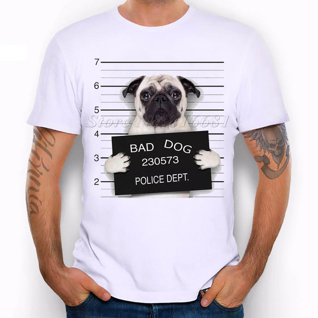 Men's High Quality French Bulldog Design T Shirt