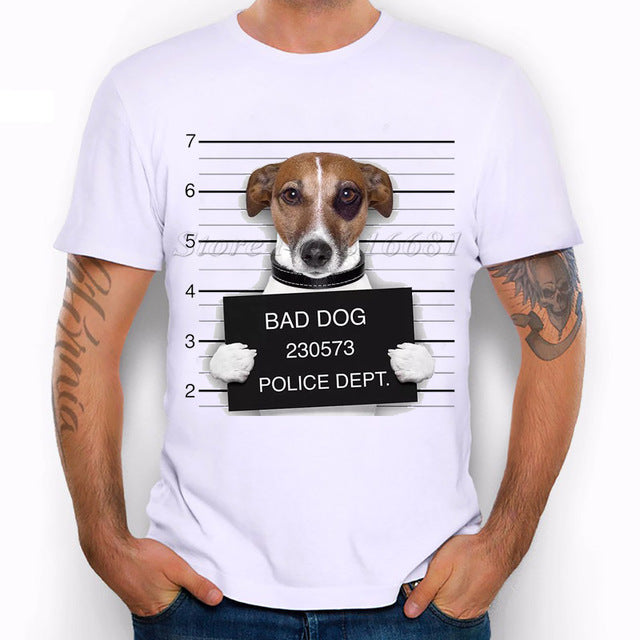 Men's High Quality French Bulldog Design T Shirt