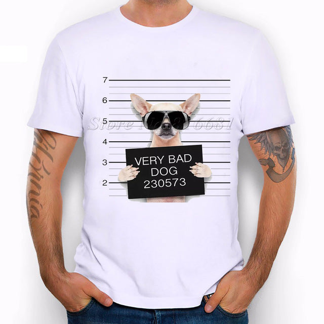 Men's High Quality French Bulldog Design T Shirt