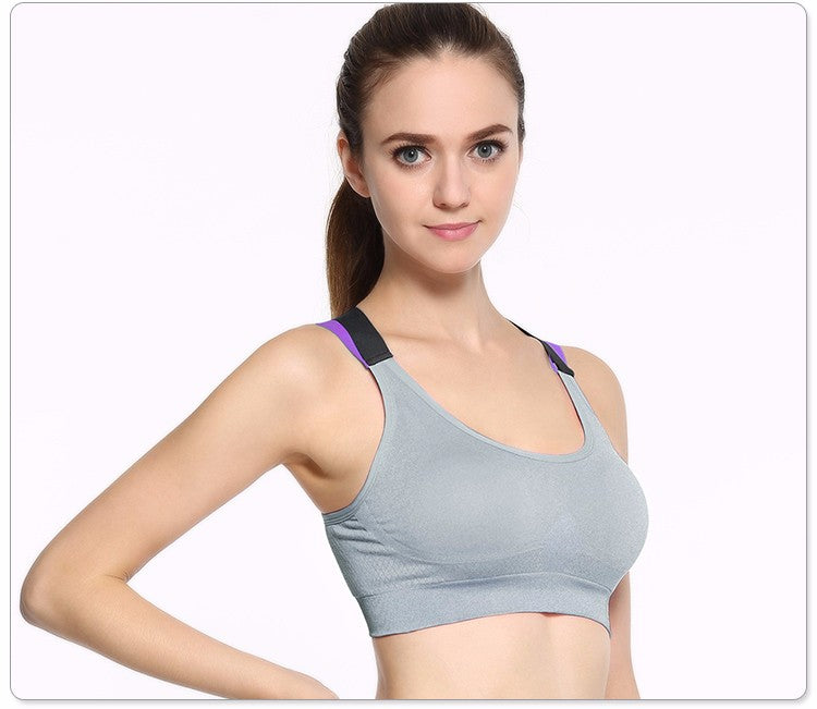 Cross Strap Push Up Sport Bra