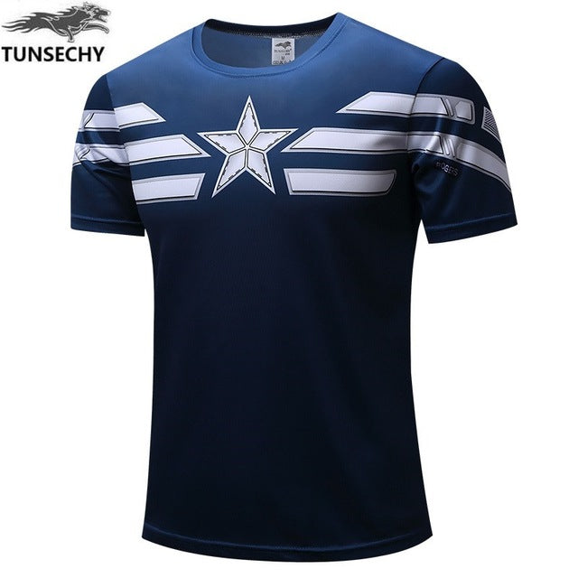 Superman/Batman/spider man/captain America/Hulk/Iron Man mens t shirts