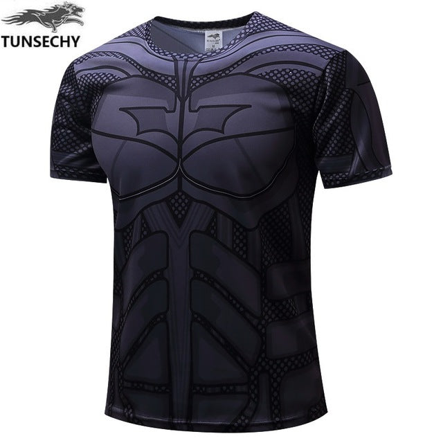 Superman/Batman/spider man/captain America/Hulk/Iron Man mens t shirts