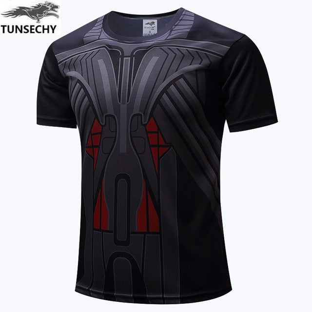 Superman/Batman/spider man/captain America/Hulk/Iron Man mens t shirts