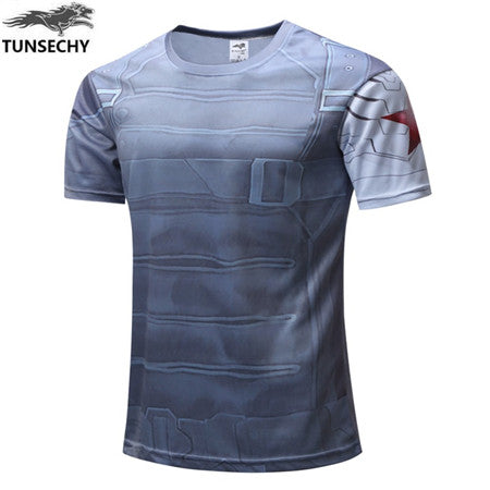 Superman/Batman/spider man/captain America/Hulk/Iron Man mens t shirts