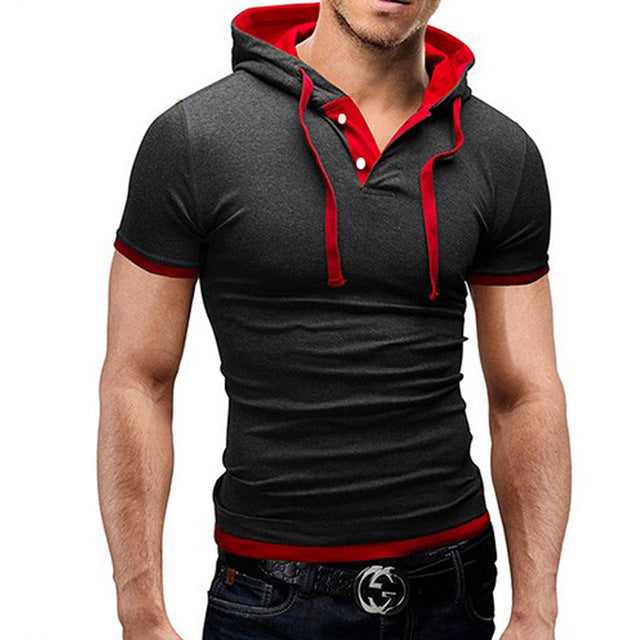 Short-Sleeve Solid Poloshirt