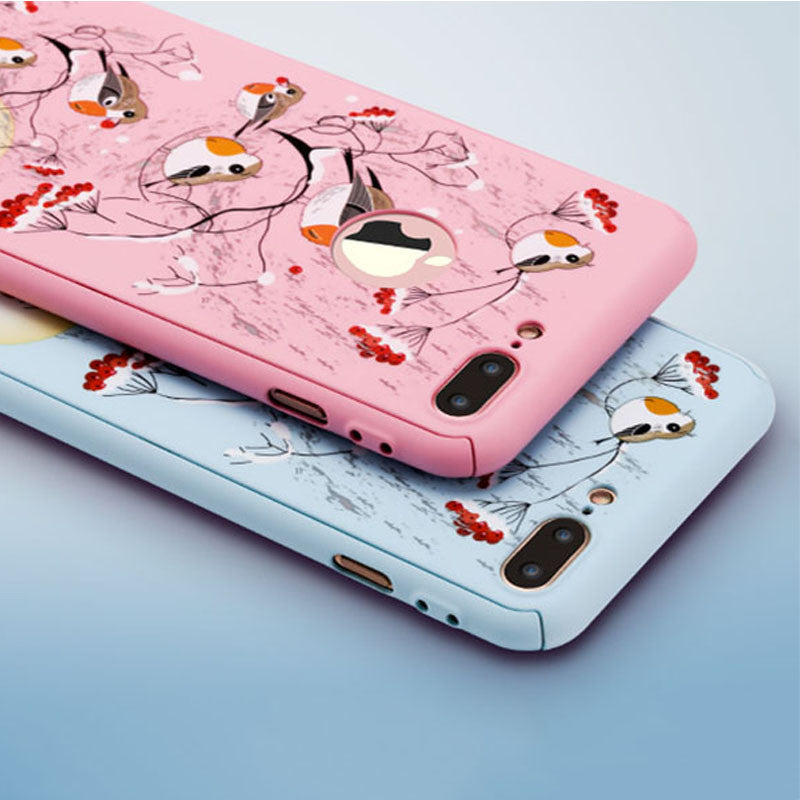 3D Embossed Flower Printed Phone Cases for iphone 7 7 Plus