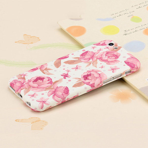 3D Embossed Flower Printed Phone Cases for iphone 7 7 Plus