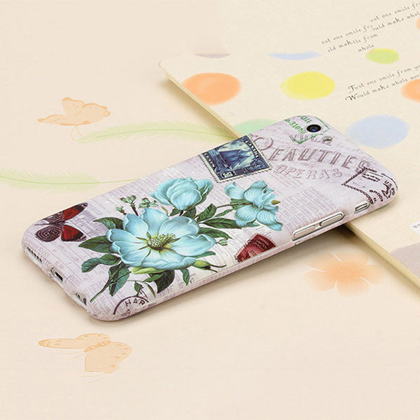 3D Embossed Flower Printed Phone Cases for iphone 7 7 Plus