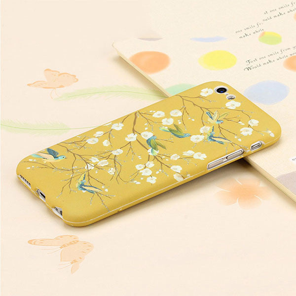 3D Embossed Flower Printed Phone Cases for iphone 7 7 Plus