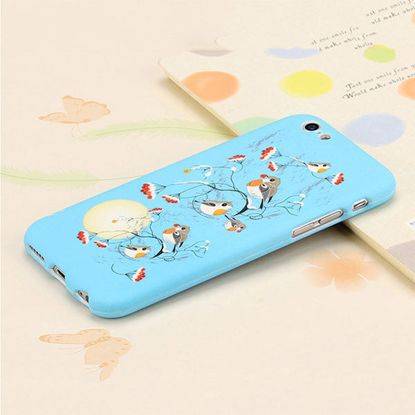 3D Embossed Flower Printed Phone Cases for iphone 7 7 Plus