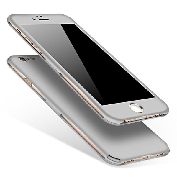 3 in 1 Shockproof Armor Case For iPhone 7 7 Plus Cover Free Glass Film