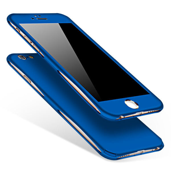 3 in 1 Shockproof Armor Case For iPhone 7 7 Plus Cover Free Glass Film