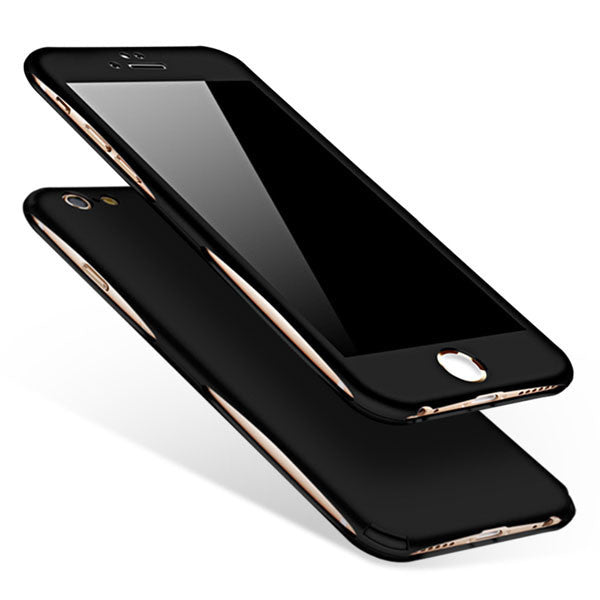 3 in 1 Shockproof Armor Case For iPhone 7 7 Plus Cover Free Glass Film