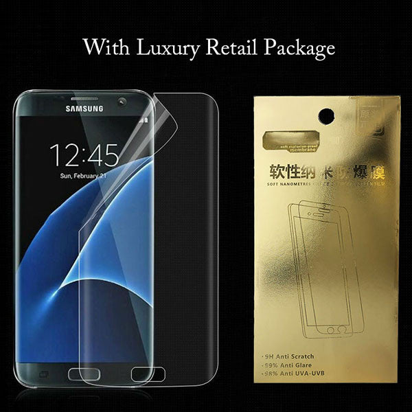 3D Curved Cambered Full Coverage Soft PET Film Screen Protector For Samsung Galaxy S8 S8+ Plus