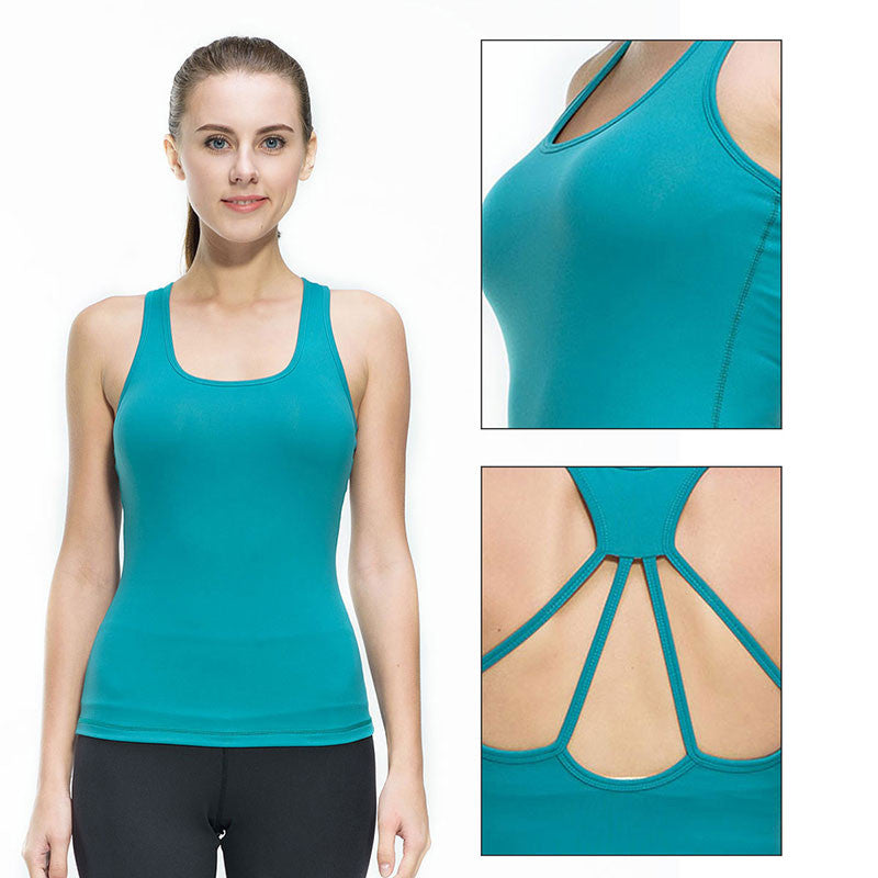 Women Fitness Tights Yoga Vest