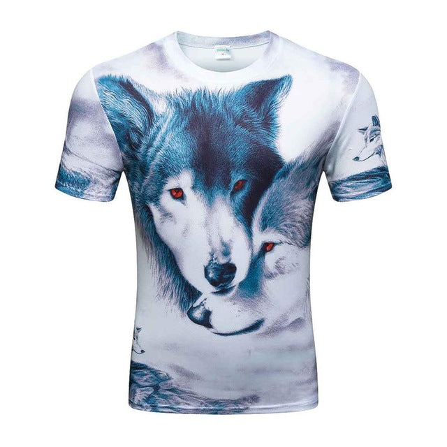 High Quality Water Droplets Move 3D Printed T-shirts