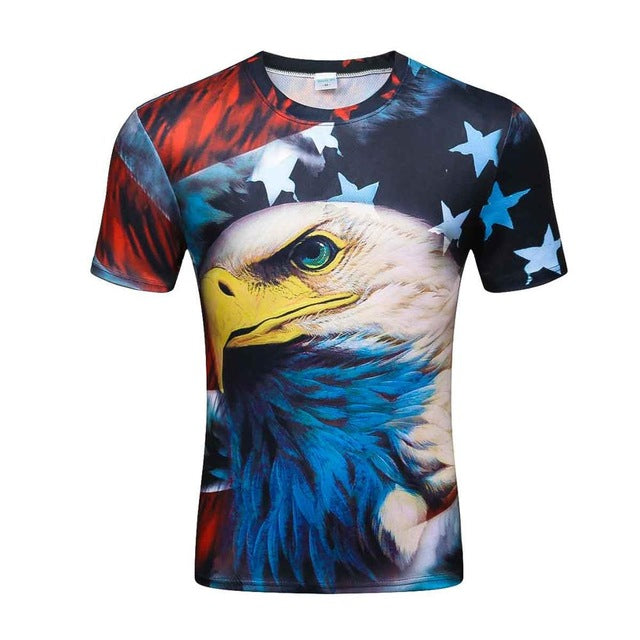 High Quality Water Droplets Move 3D Printed T-shirts