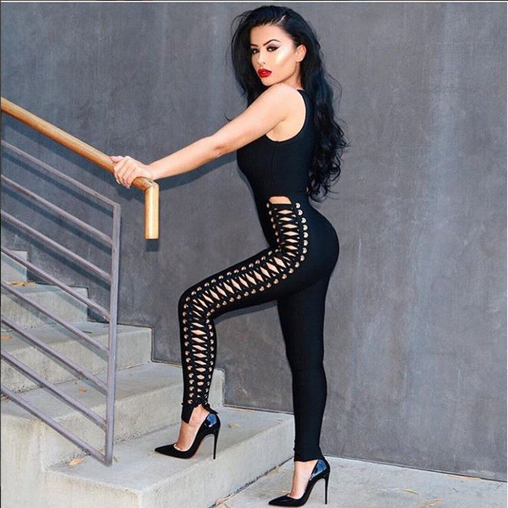 Bodycon Bodysuit Fitness Playsuit
