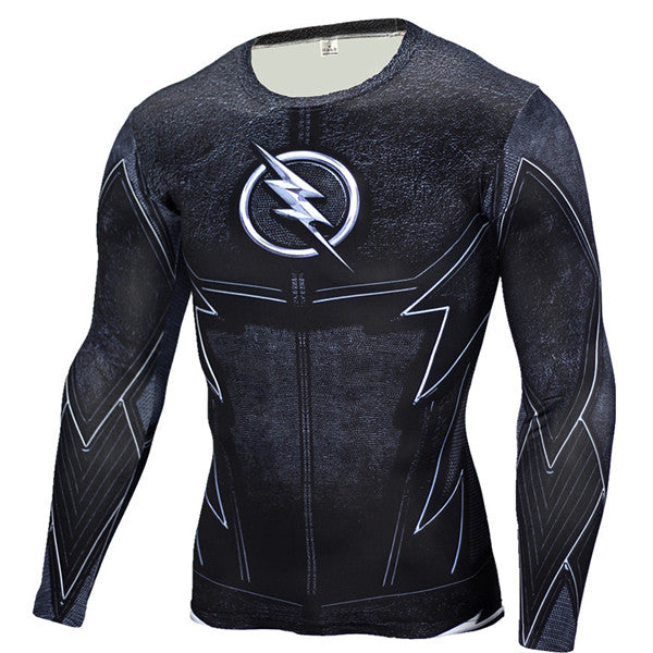 Men Anime Bodybuilding Long Sleeve T Shirt