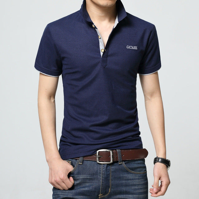 Casual Cotton Short Sleeve Polo Shirts
