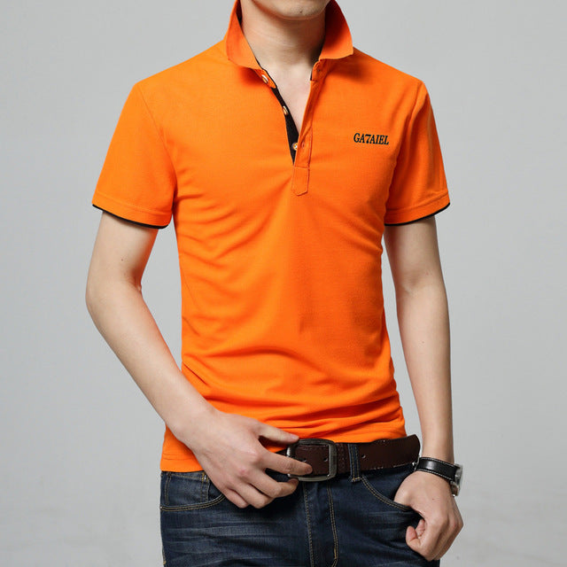 Casual Cotton Short Sleeve Polo Shirts