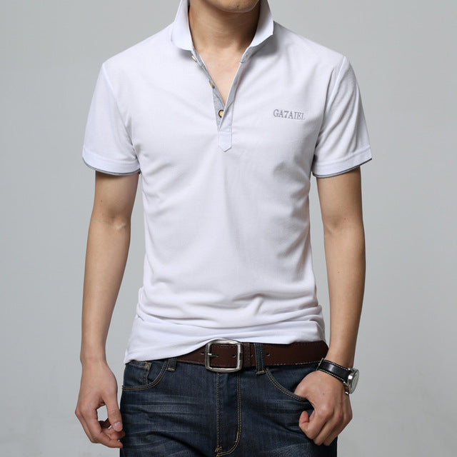 Casual Cotton Short Sleeve Polo Shirts
