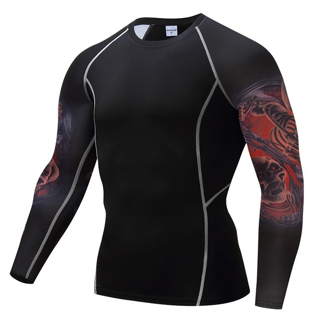 Men Breathable Quick Dry Base Layer