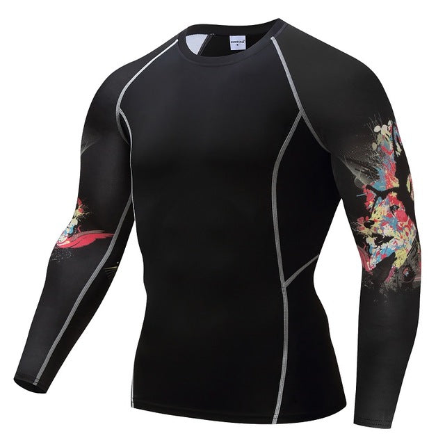 Men Breathable Quick Dry Base Layer