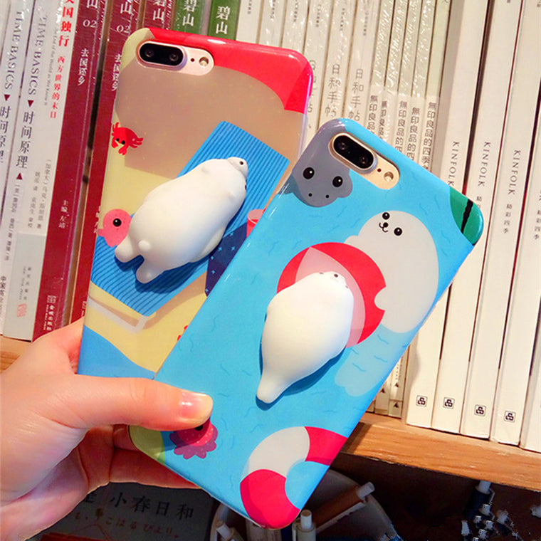 3D Cartoon Animal Mobile Phone Shell