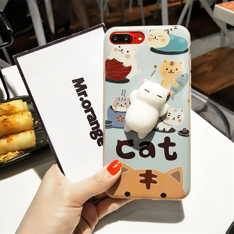 3D Cartoon Animal Mobile Phone Shell