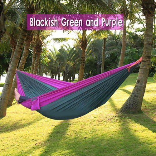 Portable Nylon Parachute Outdoor Double Hammock