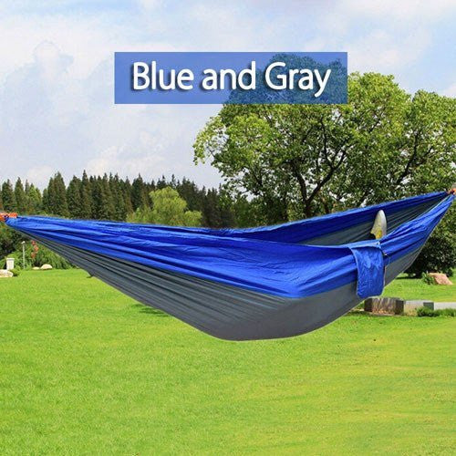 Portable Nylon Parachute Outdoor Double Hammock