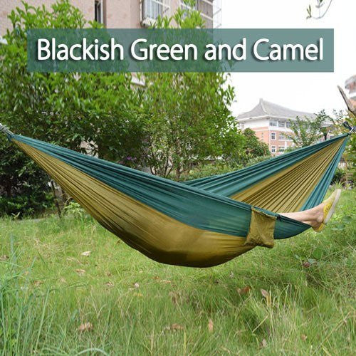 Portable Nylon Parachute Outdoor Double Hammock