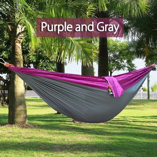 Portable Nylon Parachute Outdoor Double Hammock
