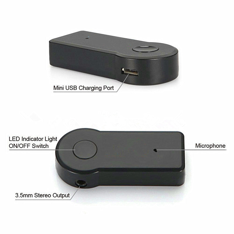 Handfree Car Bluetooth Music Receiver Universal for Phone MP3