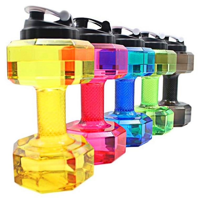 Dumbbell Shaped Bpa-Free Plastic Water Bottle