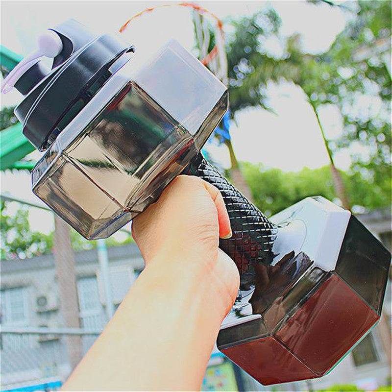 Dumbbell Shaped Bpa-Free Plastic Water Bottle