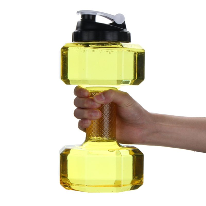 Dumbbell Shaped Bpa-Free Plastic Water Bottle