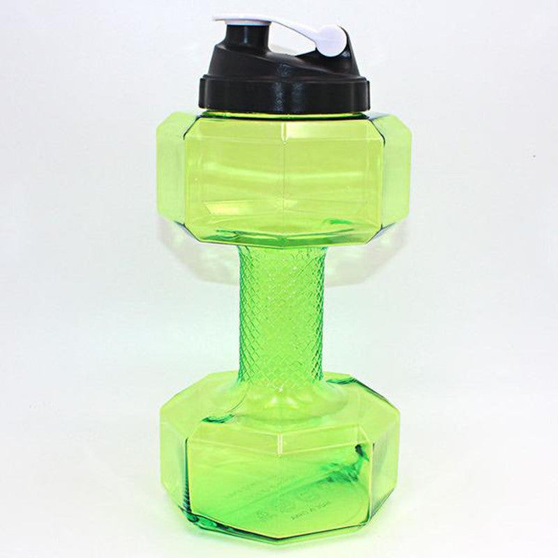 Dumbbell Shaped Bpa-Free Plastic Water Bottle