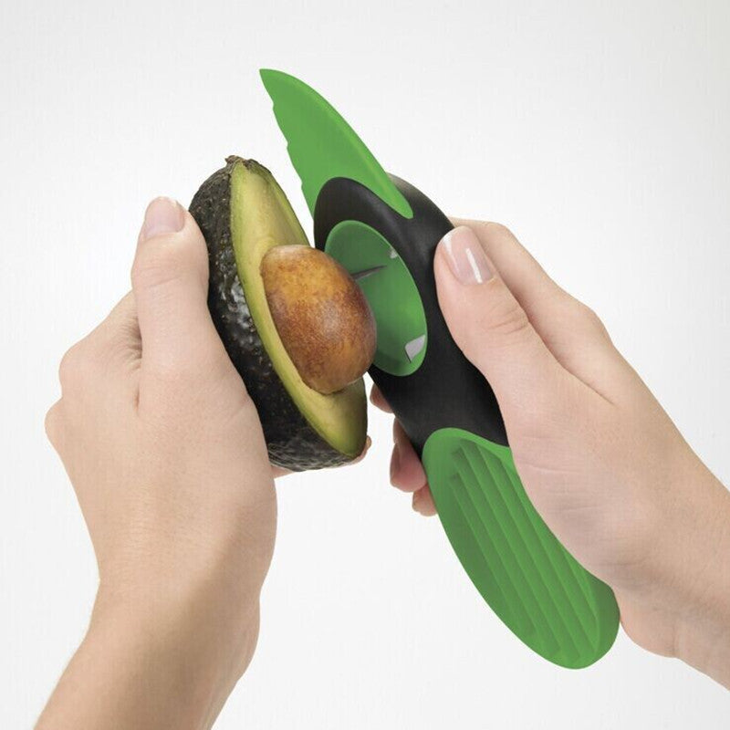 3-in-1  Multi-functional Avocado Fruit Cutter Knife